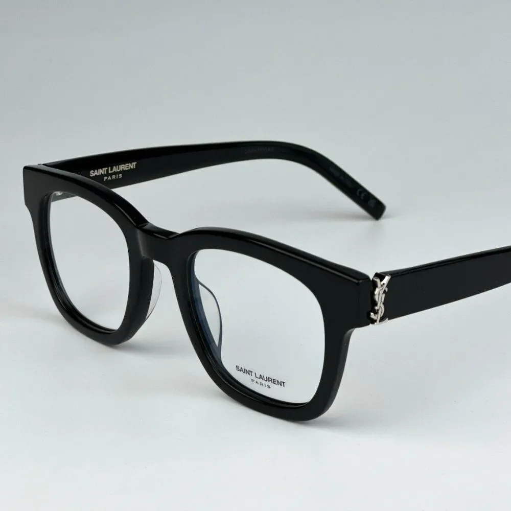 NEW Saint Laurent SLM124 OPT 001 Black Cat Eye Unisex Eyeglasses